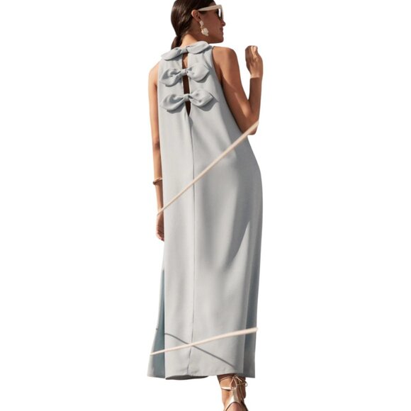 NWT - Tuckernuck, Portia Dress, Blue Fog Floral, Sz M - Picture 7 of 7